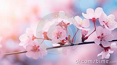 nature beautiful blur blooming beautiful Cartoon Illustration