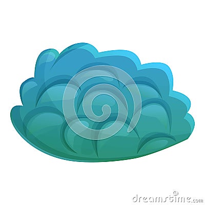 Nature coral icon, cartoon style Vector Illustration