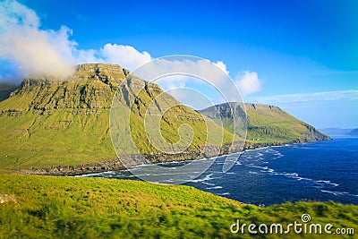 The nature of the Faroe Islands Stock Photo