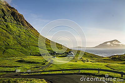 The nature of the Faroe Islands Stock Photo