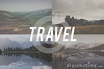 Nature Feedom Landscape Leisure Tranquil Travel Concept Stock Photo