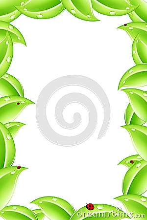 Nature frame Vector Illustration