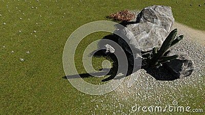Nature. Kopozicija of boulders and stones Stock Photo