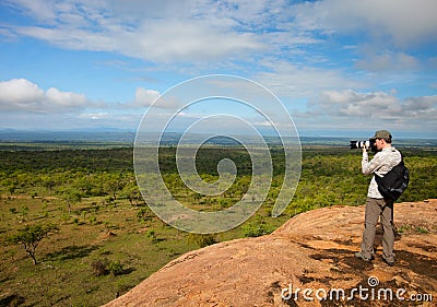 Nature photographer Stock Photo