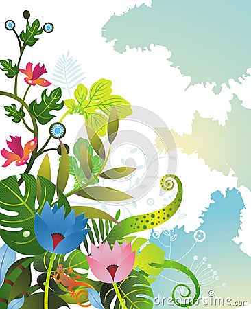 Nature plant Vector Illustration