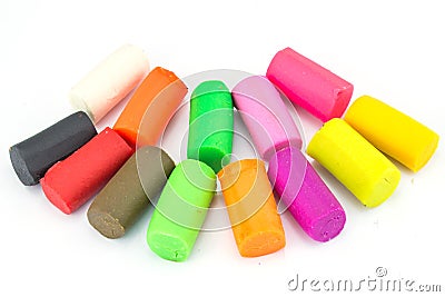 Nature Plasticine play dough modeling clay Stock Photo