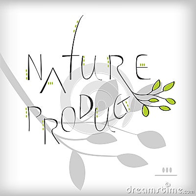 Nature product Vector Illustration