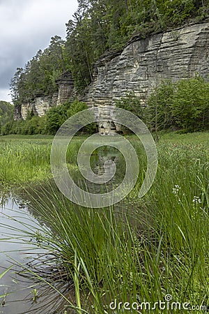 Nature reserve Udoli Plakanek near Kost castle, Eastern Bohemia, Czech Republic Stock Photo