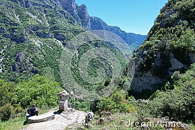 Nature's Masterpiece: Vikos Gorge, Greece ???????? Stock Photo