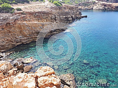 Ibiza nature Stock Photo