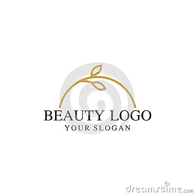 nature, tree leaf logo template, design vector Vector Illustration