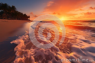 Natures beauty Green landscapes, vibrant skies, adventure in outdoor lifestyle Stock Photo