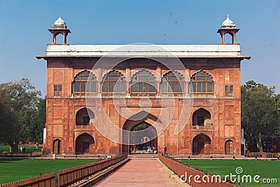 Naubat khana in red fort. Delhi Stock Photo