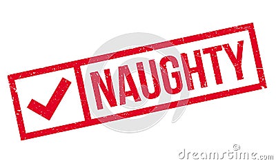 Naughty rubber stamp Stock Photo