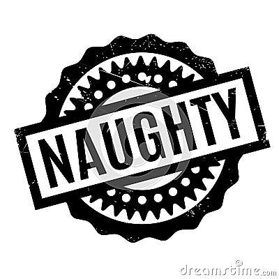 Naughty rubber stamp Stock Photo