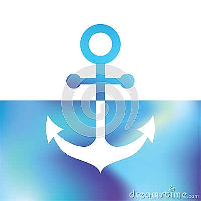 Nautical Anchor - marine Equipment Vector Illustration