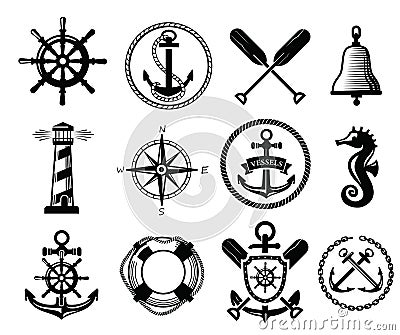 Nautical icon Vector Illustration