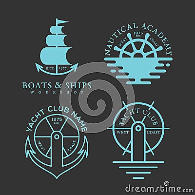 Nautical logo Vector Illustration