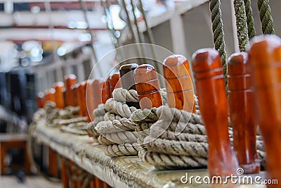 Nautical Rigging Stock Photo