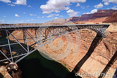 Navajo Bridge Stock Photo