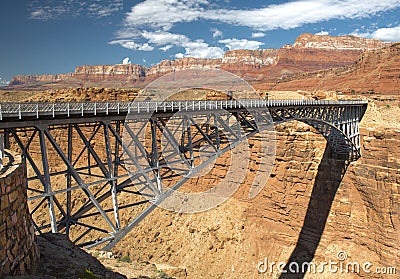 Navajo Bridge Stock Photo