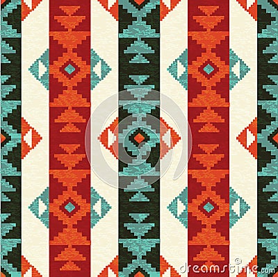 Navajo style pattern Stock Photo