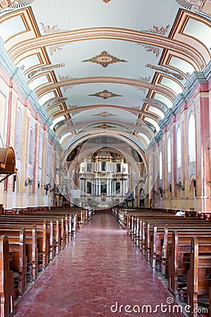 The Nave of Basilica of Saint Michael the Archangel Editorial Stock Photo