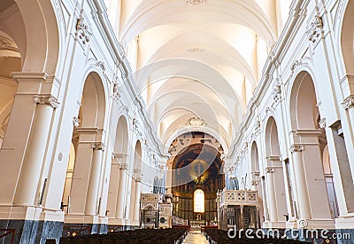 Cattedrale di Salerno Cathedral. Campania, Italy. Editorial Stock Photo
