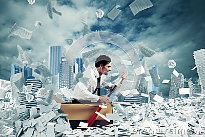 Navigate the bureaucracy Stock Photo