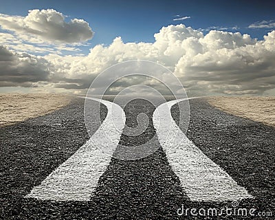 Navigating Uncertain Futures Decision-making in the Face of Change and Risk, A Visual Guide to Strategic Choices, Adaptability, Stock Photo