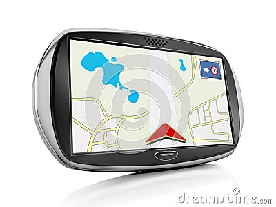 Navigation device Stock Photo