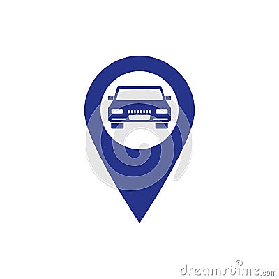 Navigation icon stock vector illustration flat design style Vector Illustration