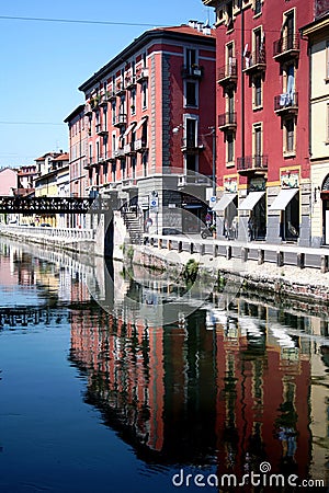 Navigli, Milano Stock Photo