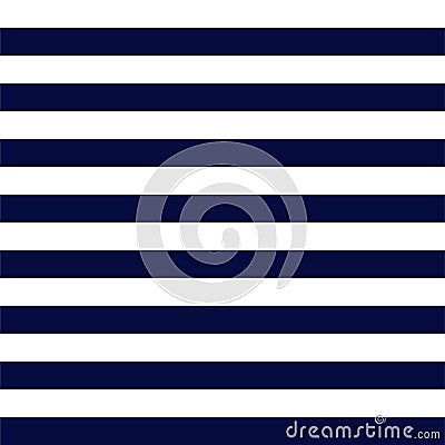 Navy Blue and White Stripes Seamless Pattern Vector Illustration