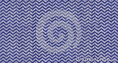 Navy blue white triangle shape wave textile seamless pattern texture background. Repetitive triangle textile pattern wavy texture. Stock Photo