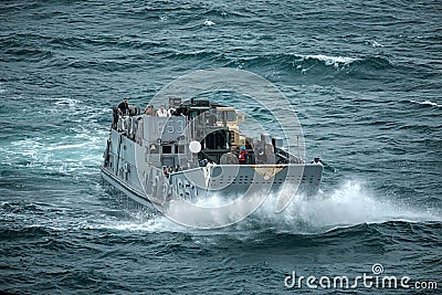 Navy LCU Operations Editorial Stock Photo