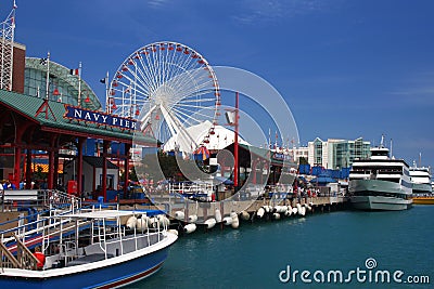 Navy Pier, Chicago Editorial Stock Photo