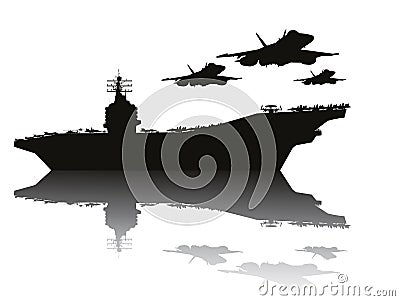 Navy power Vector Illustration