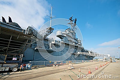 Navy Ship Stock Photo