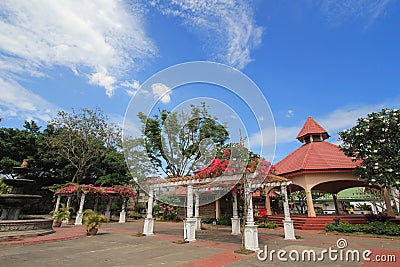 Sky, residential, area, real, estate, leisure, tree, home, roof, house, outdoor, structure, temple, hacienda, plant, tourism, subu Editorial Stock Photo