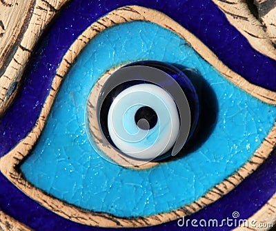 Nazar boncuk evil eye - famous turkish amulet Stock Photo