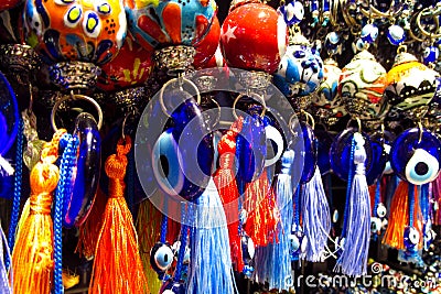 Nazar boncuk turkish amulet Stock Photo