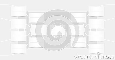 NBA playoffs schedule - NBA brackets - Basketball finals scheme - Transparent color Stock Photo