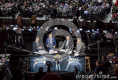 NBC Sports Live At The 2015 NHL Draft Editorial Stock Photo