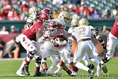 2019 NCAA Football - Georgia Tech at Temple Editorial Stock Photo