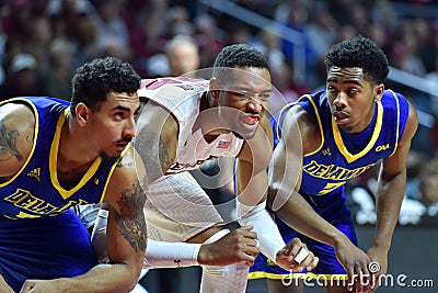 2015 NCAA Men's Basketball - Delaware at Temple Editorial Stock Photo