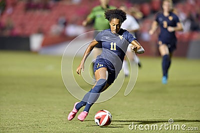 2015 NCAA Women's Soccer - WVU-Maryland Editorial Stock Photo