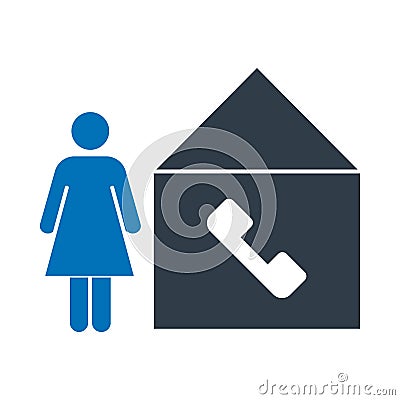 Call center Isolated Vector icon which can easily modify or edit Vector Illustration