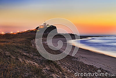 NCastle Head Dune Dakr Stock Photo