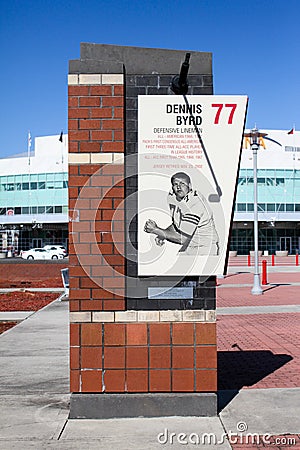 NCSU Dennis Byrd retired Number tribute Editorial Stock Photo